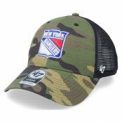 47 Brand - NHL Camo trucker Keps - New York Rangers Camo Branson Mvp Camo Trucker @ Hatstore