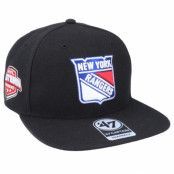 47 Brand - NHL Svart snapback Keps - Hatstore Exclusive x New York Rangers Sure Shot Two Tone Captain Black Snapback @ Hatstore