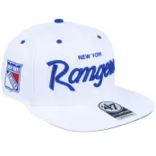 47 Brand - NHL Vit snapback Keps - New York Rangers NHL Crosstown Pop'47 Cap White Snapback @ Hatstore