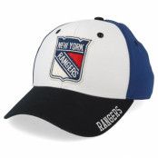 Adidas - NHL Blå adjustable Keps - New York Rangers Cotton 3 Colour White/Dark Blue/Black Adjustable @ Hatstore