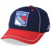 Adidas - NHL Blå flexfit Keps - New York Rangers Alpha Navy/Red Flexfit @ Hatstore