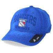 Adidas - NHL Blå flexfit Keps - New York Rangers Heavy Washed Cotton Blue Flexfit @ Hatstore