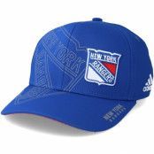 Adidas - NHL Blå flexfit Keps - New York Rangers Second Season Structured Blue Flexfit @ Hatstore