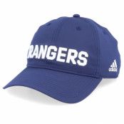 Adidas - NHL Blå unconstructed Keps - New York Rangers Coach Navy/White Adjustable @ Hatstore