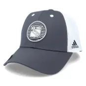 Adidas - NHL Grå trucker Keps - New York Rangers Mesh Carbon/White Trucker @ Hatstore