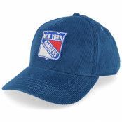 American Needle - NHL Blå adjustable Keps - New York Rangers Corduroy Valin Royal Adjustable @ Hatstore