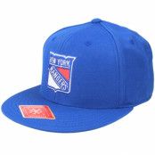 American Needle - NHL Blå fitted Keps - New York Rangers Deep Dish Fitted Royal Fitted @ Hatstore