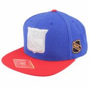 American Needle - NHL Blå snapback Keps - New York Rangers Silver Fox Royal/Red Snapback @ Hatstore