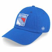 American Needle - NHL Blå unconstructed Keps - New York Rangers Ballpark Royal Dad Cap @ Hatstore