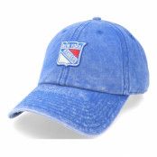 American Needle - NHL Blå unconstructed Keps - New York Rangers Elston Royal Dad Cap @ Hatstore