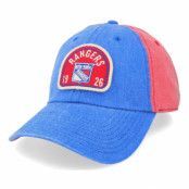 American Needle - NHL Blå unconstructed Keps - New York Rangers Gunner Red/Royal Dad Cap @ Hatstore