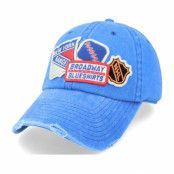 American Needle - NHL Blå unconstructed Keps - New York Rangers Royal Dad Cap @ Hatstore