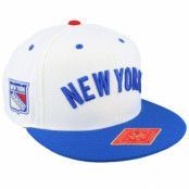 American Needle - NHL Vit snapback Keps - New York Rangers United White/Royal Snapback @ Hatstore