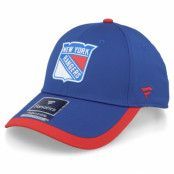 Fanatics - NHL Blå adjustable Keps - New York Rangers Defender Deep Royal/Athl Red Adjustable @ Hatstore