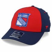 Fanatics - NHL Blå flexfit Keps - New York Rangers Iconic Defender Athletic Red/Navy Flexfit @ Hatstore