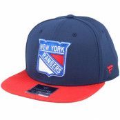 Fanatics - NHL Blå snapback Keps - New York Rangers Defender Athletic Navy/Red Snapback @ Hatstore