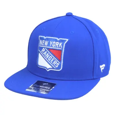 Fanatics - NHL Blå snapback Keps - New York Rangers Primary Logo Core Royal Snapback @ Hatstore