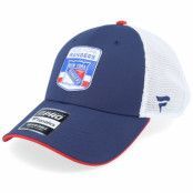 Fanatics - NHL Blå trucker Keps - New York Rangers Authentic Pro Draft Podium Black/White Trucker @ Hatstore