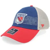 Fanatics - NHL Blå trucker Keps - New York Rangers Breakaway Deep Royal/Red Trucker @ Hatstore