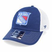 Fanatics - NHL Blå trucker Keps - New York Rangers Core Dad Cap Athletic Navy Trucker @ Hatstore