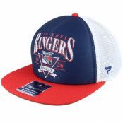 Fanatics - NHL Blå trucker Keps - New York Rangers True Classic Foam Deep Royal-athl Red Trucker @ Hatstore