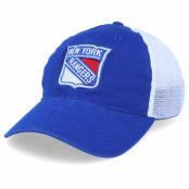 Fanatics - NHL Blå trucker Keps - New York Rangers Value Core Unstructured Blue/White Trucker @ Hatstore