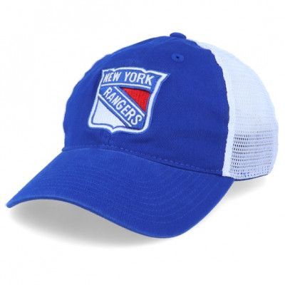 Fanatics - NHL Blå trucker Keps - New York Rangers Value Core Unstructured Blue/White Trucker @ Hatstore