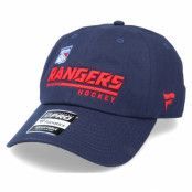 Fanatics - NHL Blå unconstructed Keps - New York Rangers Authentic Pro Locker Room Dad Cap Navy Adjustable @ Hatstore