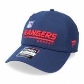 Fanatics - NHL Blå unconstructed Keps - New York Rangers Locker Room Athl Navy Dad Cap @ Hatstore