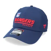Fanatics - NHL Blå unconstructed Keps - New York Rangers Locker Room Athl Navy Dad Cap @ Hatstore