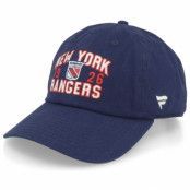 Fanatics - NHL Blå unconstructed Keps - New York Rangers True Classic Deep Royal Dad Cap @ Hatstore