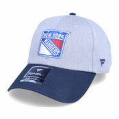 Fanatics - NHL Grå unconstructed Keps - New York Rangers Grey Marl Unstructured Sports Grey/Navy Dad Cap @ Hatstore