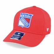 Fanatics - NHL Röd flexfit Keps - New York Rangers Core Flex Athletic Red Flexfit @ Hatstore