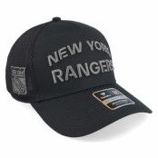 Fanatics - NHL Svart trucker Keps - New York Rangers Authentic Pro Road Black A-frame Trucker @ Hatstore