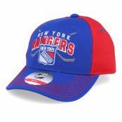 Keps Kids New York Rangers Fan Faceoff Blue/Red Adjustable - Outerstuff - Blå Barnkeps