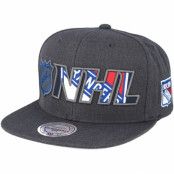 Keps New York Rangers Insider Reflective Grey Snapback - Mitchell & Ness - Grå Snapback