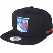 Keps New York Rangers Riptop Honeycomb Black Snapback - Mitchell & Ness - Svart Snapback
