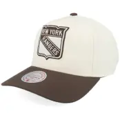 Mitchell&Ness - NHL Beige adjustable Keps - New York Rangers Fashion 2t Pro Cream/Brown A-Frame Adjustable @ Hatstore