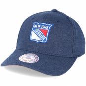 Mitchell&Ness - NHL Blå adjustable Keps - New York Rangers Sweat Navy Adjustable @ Hatstore