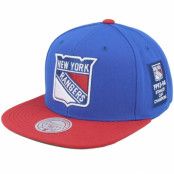 Mitchell&Ness - NHL Blå snapback Keps - New York Rangers 2 Tone Side Patch Blue Snapback @ Hatstore