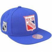 Mitchell&Ness - NHL Blå snapback Keps - New York Rangers Alternate Flip Blue Snapback @ Hatstore