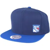 Mitchell&Ness - NHL Blå snapback Keps - New York Rangers Little Logo Navy Snapback @ Hatstore