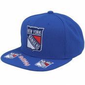 Mitchell&Ness - NHL Blå snapback Keps - New York Rangers Vintage Hat Trick Blue Snapback @ Hatstore