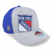 Mitchell&Ness - NHL Grå Keps - Hatstore Exclusive x New York Rangers Exclusive XL Hockey Logo Grey/Navy Adjustable @ Hatstore