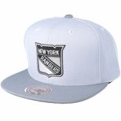 Mitchell&Ness - NHL Grå snapback Keps - New York Rangers 2T Plus Series Grey Snapback @ Hatstore