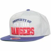 Mitchell&Ness - NHL Grå snapback Keps - New York Rangers Property Of Snapback @ Hatstore