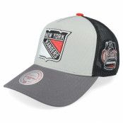 Mitchell&Ness - NHL Grå trucker Keps - Hatstore Exclusive x New York Rangers Iron Grey/Black Trucker @ Hatstore