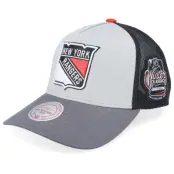 Mitchell&Ness - NHL Grå trucker Keps - Hatstore Exclusive x New York Rangers Iron Grey/Black Trucker @ Hatstore