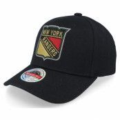 Mitchell&Ness - NHL Svart adjustable Keps - Hatstore Exclusive x New York Rangers Luxe Gold Logo NHL Black Adjustable @ Hatstore