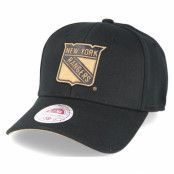 Mitchell&Ness - NHL Svart flexfit Keps - New York Rangers TKO Twist Black Flexfit @ Hatstore